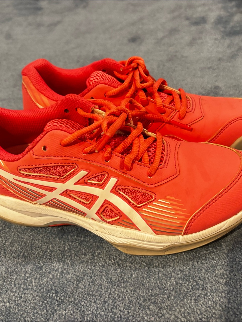 Asics Coral-Red Running Shoes